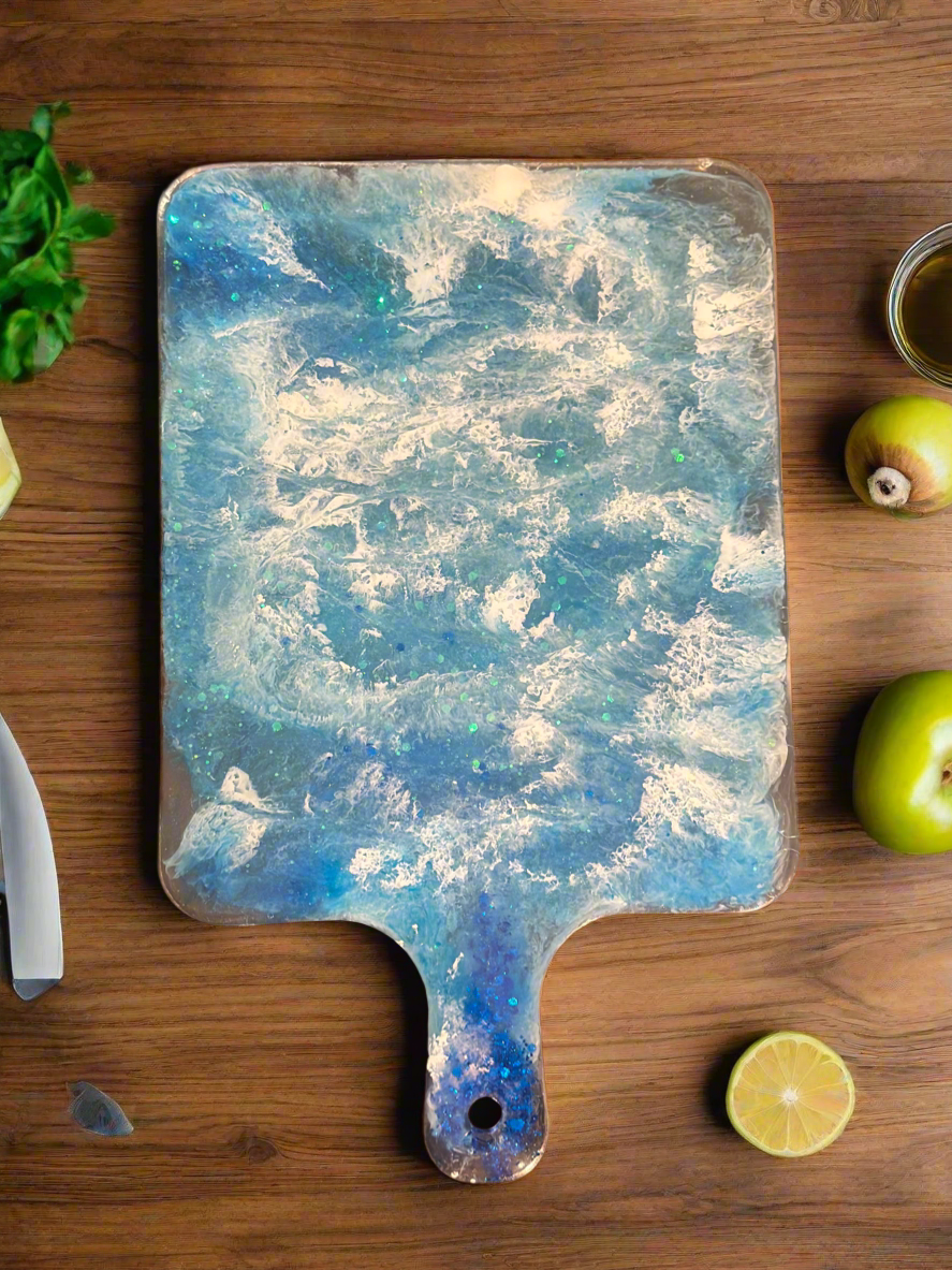 Ocean Marble Cutting Board 🌊